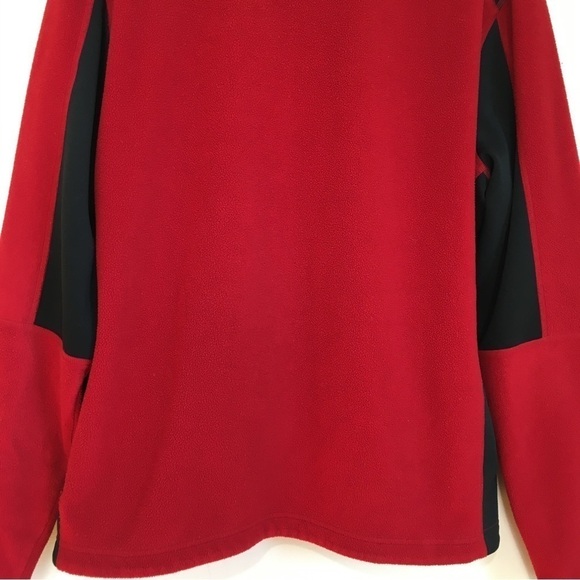 Express Men’s Black and Red Full Zip Fleece Sweatshirt - Picture 6 of 16